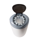 Pachet Cos pentru scutece + 6 Rezerve Tommee Tippee Sangenic Simplee Reciclabil, Alb / Gri